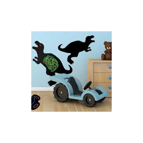 lavagna da parete 'dinosauro' silhouette securit - Foto 1