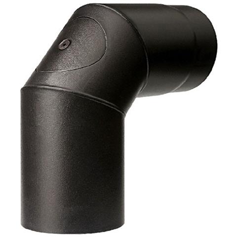 Tubo a gomito per stufa con sportello d'ispezione diametro 14 cm - Foto 3