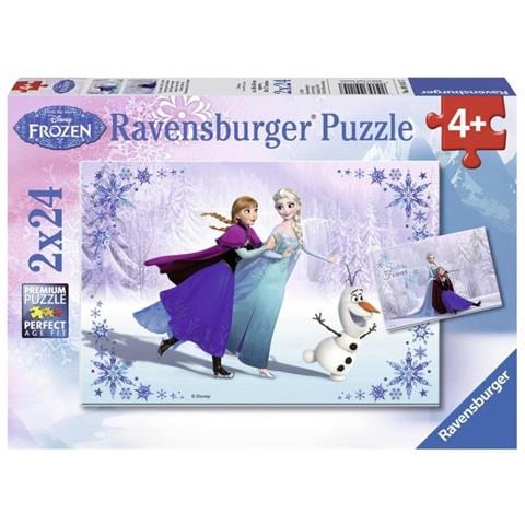 Puzzle 2x24 Pezzi - Frozen - Foto 4