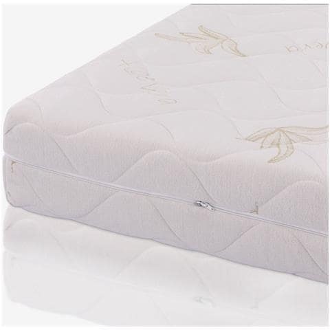 Materasso Singolo 90x190 Sfoderabile, Alto 19 cm - Waterfoam, Rivestimento in Aloe Vera | Lupin I - Foto 5