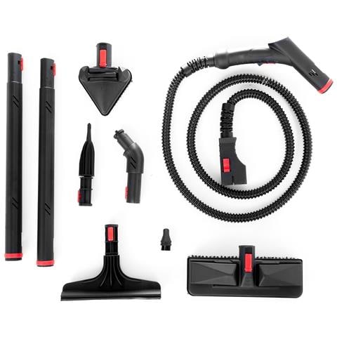 Generatore di vapore professionale a ricarica semicontinua regolazione del vapore per pulizia e sanificazione con 9 accessori munito di ruote e fermi di stabilità EOLO GV05 P 1.300 Watt - Foto 2