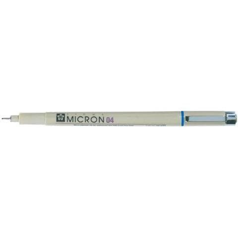 Micron Pennarello Calibrato Blu Punta 0,4 - Foto 1