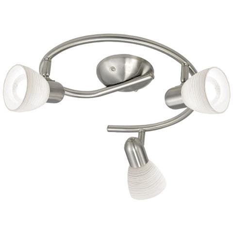 88475 Dakar 1 Form-g 3x40w E14 Nickel Matt / weiss - Foto 1