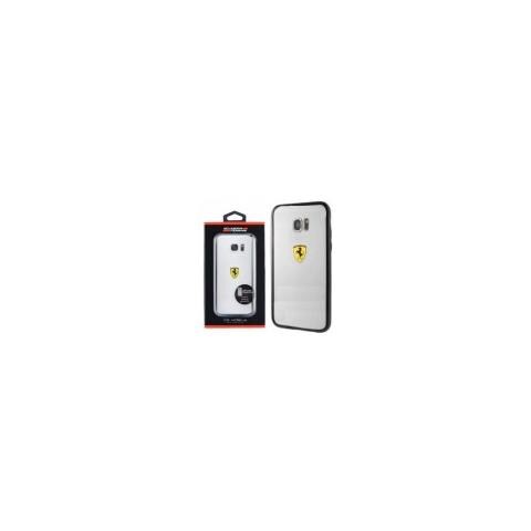 Custodia Con Parte Posteriore Rigida E Cornice In Silicone Nera Fehcs7bk Per Samsung Sm-g930 Galaxy S7 Blister - Foto 1