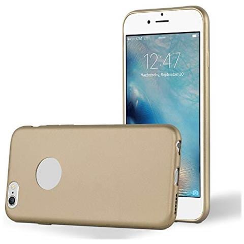 Custodia Compatibile Con Apple Iphone 6 / Iphone 6s In Oro Metallico - Coperchio Protettivo In Silicone Tpu Flessibile - Foto 1