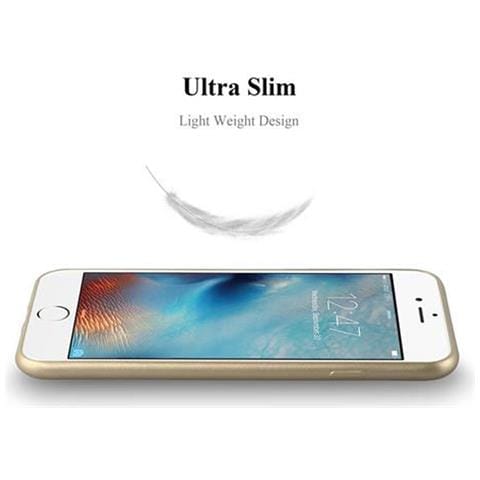 Custodia Compatibile Con Apple Iphone 6 / Iphone 6s In Oro Metallico - Coperchio Protettivo In Silicone Tpu Flessibile - Foto 9