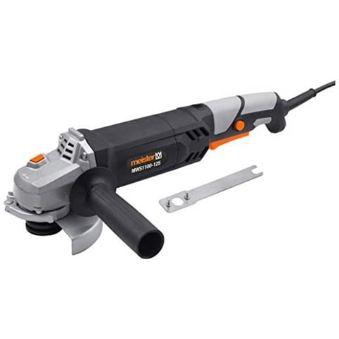 Smerigliatrice Angolare 1100 W - Per Dischi Ø 125 Mm - Maniglia Laterale Ha 3 Posizioni - Velocità Di Rotazione: 12.000 1 / Min - Foto 1