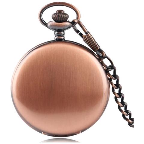 SLOWMOOSE - Orologio Da Taschino Da Tasca Con Pendente Liscio Di Lusso [  oro Rosa] - ePRICE