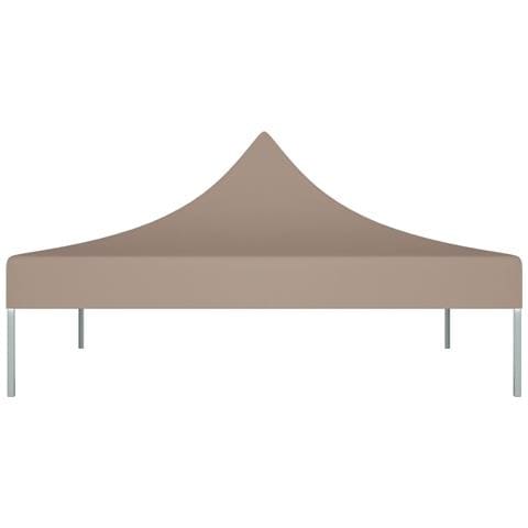 Tetto Per Tendone Per Feste 3x3 M Grigio Talpa 270 G / m - Foto 5