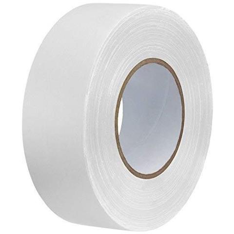 Premium White Duct Tape - 48 Millimetri X 50m - Heavy Duty (2) Gaffer Tape - Alta Qualit Rotola Da - Foto 1