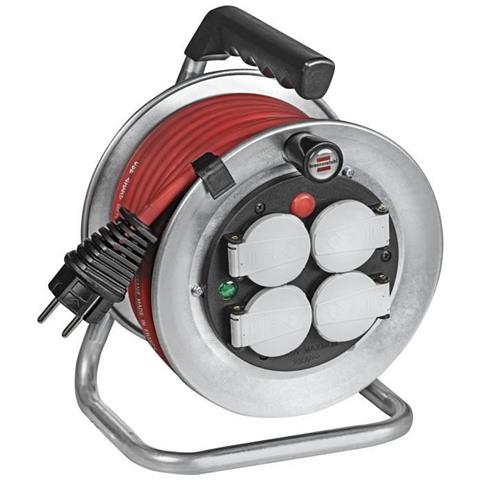 Avvolgicavo Silver Baby 10m (ip44), Made In France - Foto 1