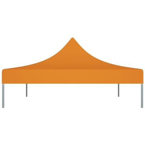 Tetto per Tendone per Feste 4,5x3 m Arancione 270 g / m² - Foto 2