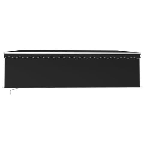 Tenda Sole Retrattile Manuale Parasole LED 5x3m Antracite - Foto 2
