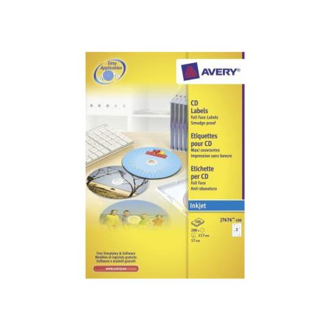 Inkjetetiket CD-DVD (100)  - Foto 2