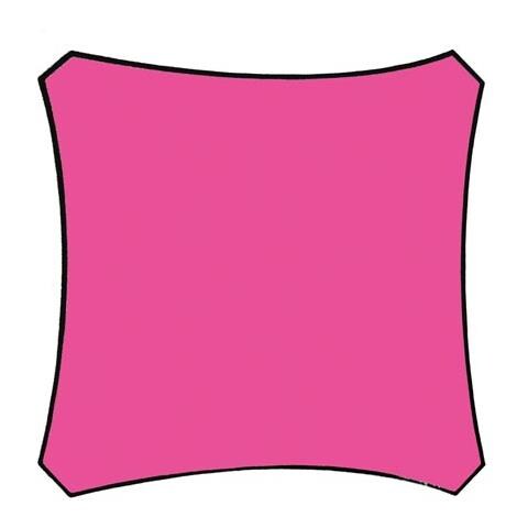 Quadrata vela solare rosa - Foto 3