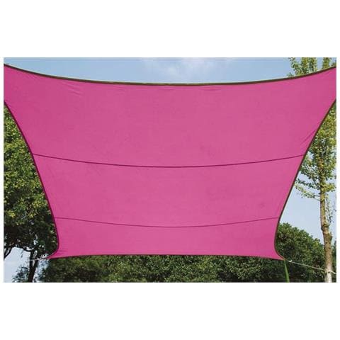 Quadrata vela solare rosa - Foto 1