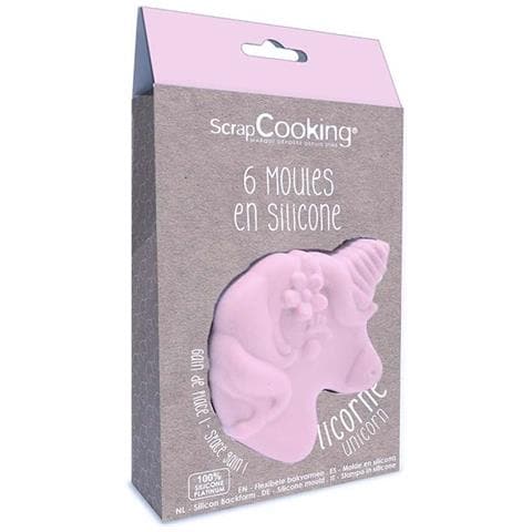 6 Stampi In Silicone - Unicorno - Foto 1