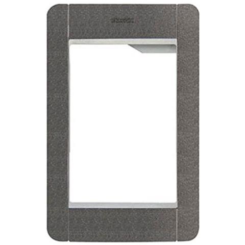 Supporto+cornice 1m Pixel Ardesia - Vimar 41131.02 - Foto 1