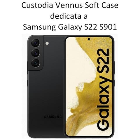 Custodia Tpu Silicone Lite Cover Soft-case Per Samsung Galaxy S22 S901 Yellow - Foto 2