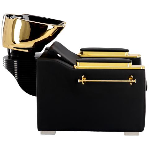 Lavatesta Lavaggio Per Parrucchieri / Barbieri Berlin Per Il Salone Da Parrucchiere / Barbiere Vasca Mobile In Ceramica Miscelatore Doccetta - Foto 10