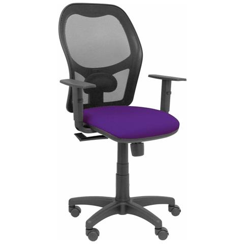 Sedia Da Ufficio Alocén Bali Con Braccioli Viola - Foto 1