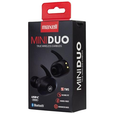 Auricolari Con Microfono Maxell Mini Duo Nero - Foto 4