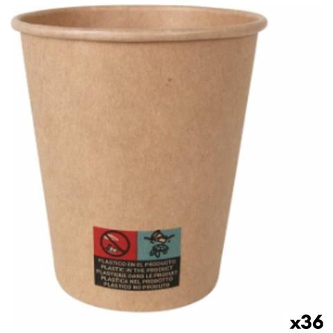 Set Di Bicchieri Cartone Monouso 36 Unità 250 Ml (15 Pezzi) - Foto 1