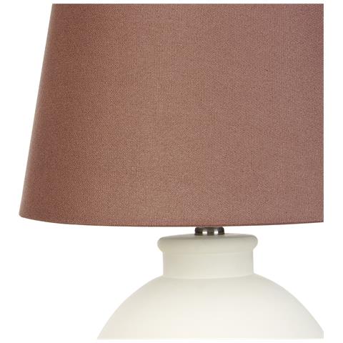 Lampada Da Tavolo Arcos Ceramica Bianco - Foto 2