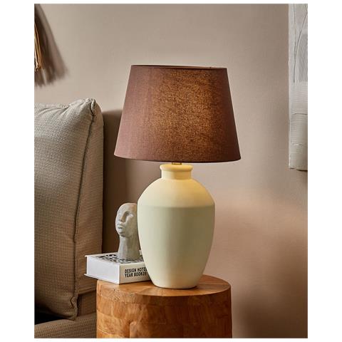 Lampada Da Tavolo Arcos Ceramica Bianco - Foto 6