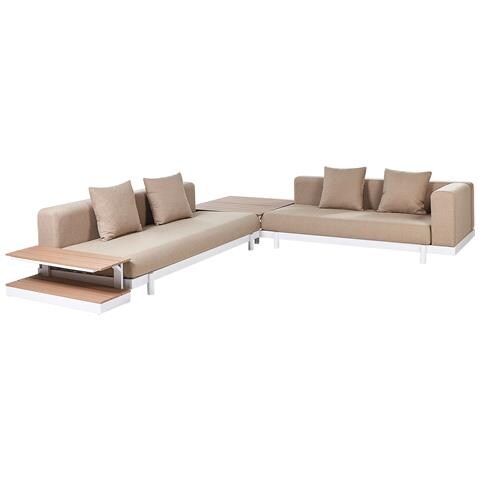 Set Da Giardino 5 Posti Beige Missanello - Foto 7