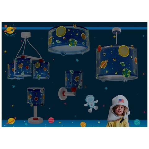 Lampada A Sospensione Per Bambini 3 Luci Planets Pianeti Sistema Solare - Foto 6