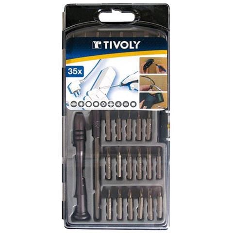 Set Di Cacciaviti + Punte Di Precisione Da 35 Pezzi - 11501570026 - Foto 1