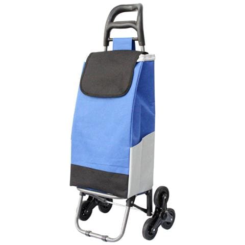 Carrello Spesa Con Ruote Trolley Portaspesa Con Manico Romeo Carrello Blu - Foto 1