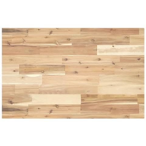 Piano Tavolo Rettangolare 160x50x4cm Legno Massello Di Acacia - Foto 2