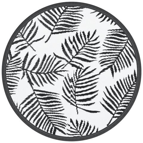 Tappeto Da Esterni Bianco E Nero 200 Cm In Pp - Foto 2