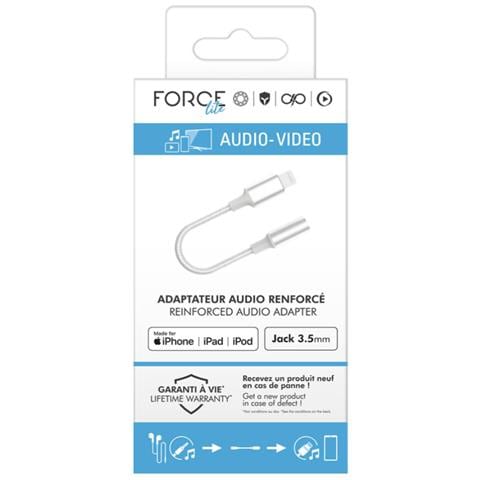 Adattatore Da Lightning A Jack Rinforzato Da 3,5 Mm, Bianco - Foto 3
