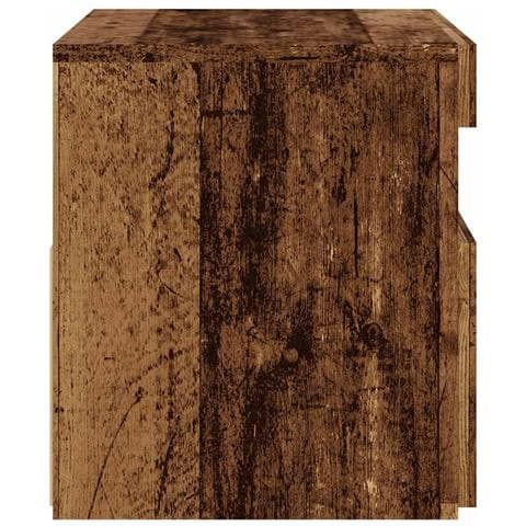 Mobile Porta TV con LED Legno Antico 60x35x40 cm Multistrato - Foto 10
