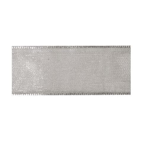 Rayher - Nastro In Organza H 3mm Rotolo 10mt Argento - Foto 1