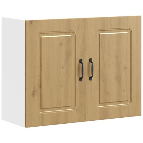 Pensile Da Cucina Kalmar Rovere Artigianale Legno Multistrato - Foto 1