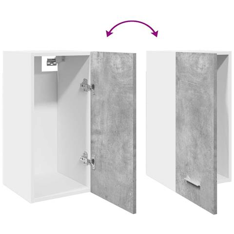 Mobile Pensile “Lyon” Grigio Cemento 30x31x60 cm - Foto 10