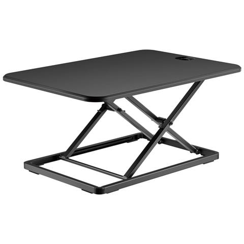 Convertitore da Scrivania In Piedi Postazione di Lavoro Sit Stand Ultra Slim Altezza Regolabile - Foto 1