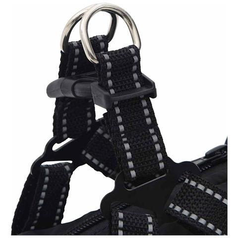 Cappotto Cani con Imbracatura Impermeabile Riflettente Nero L32 - Foto 9