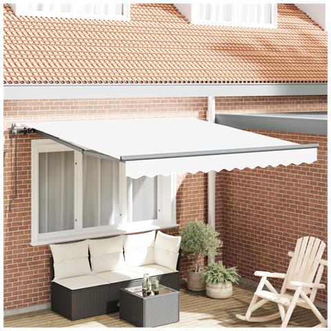 Tenda Retrattile Automatica Bianca 300x250 cm - Foto 2