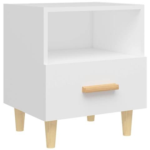 Lusso Casadino -  Comodino Bianco 40x35x47 Cm - Foto 1