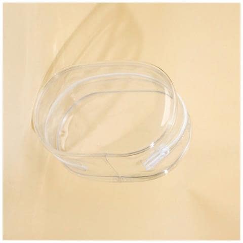 Custodia Per Cosmetici Con Anello A Campanello E Pompon: Organizzazione Elegante E Protezione Antipolvere Transparent - Foto 2
