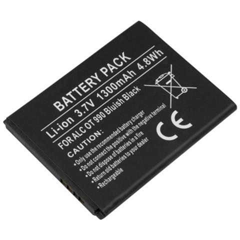 Batterie Per Smartphone Alcatel One Touch 990 / 915 / 985 Li-ion 3.7v 1300mah - Foto 1