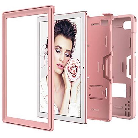 Custodia Per Tablet Samsung Galaxy Tab A7 10.4” Antiurto Con Supporto Rosa - Foto 2