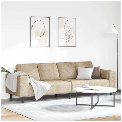 Set di divani Grigio chiaro Pelle scamosciata sintetica - Foto 2