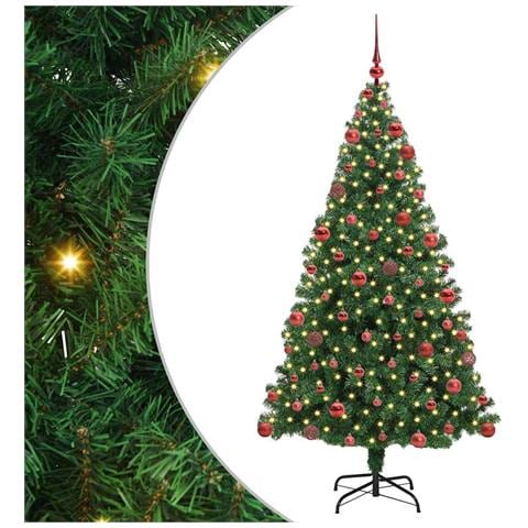 Albero di Natale artificiale con 300 LED Verde 180 cm - Foto 1