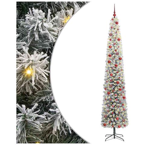Albero di Natale artificiale con 300 LED Verde 270 cm - Foto 1